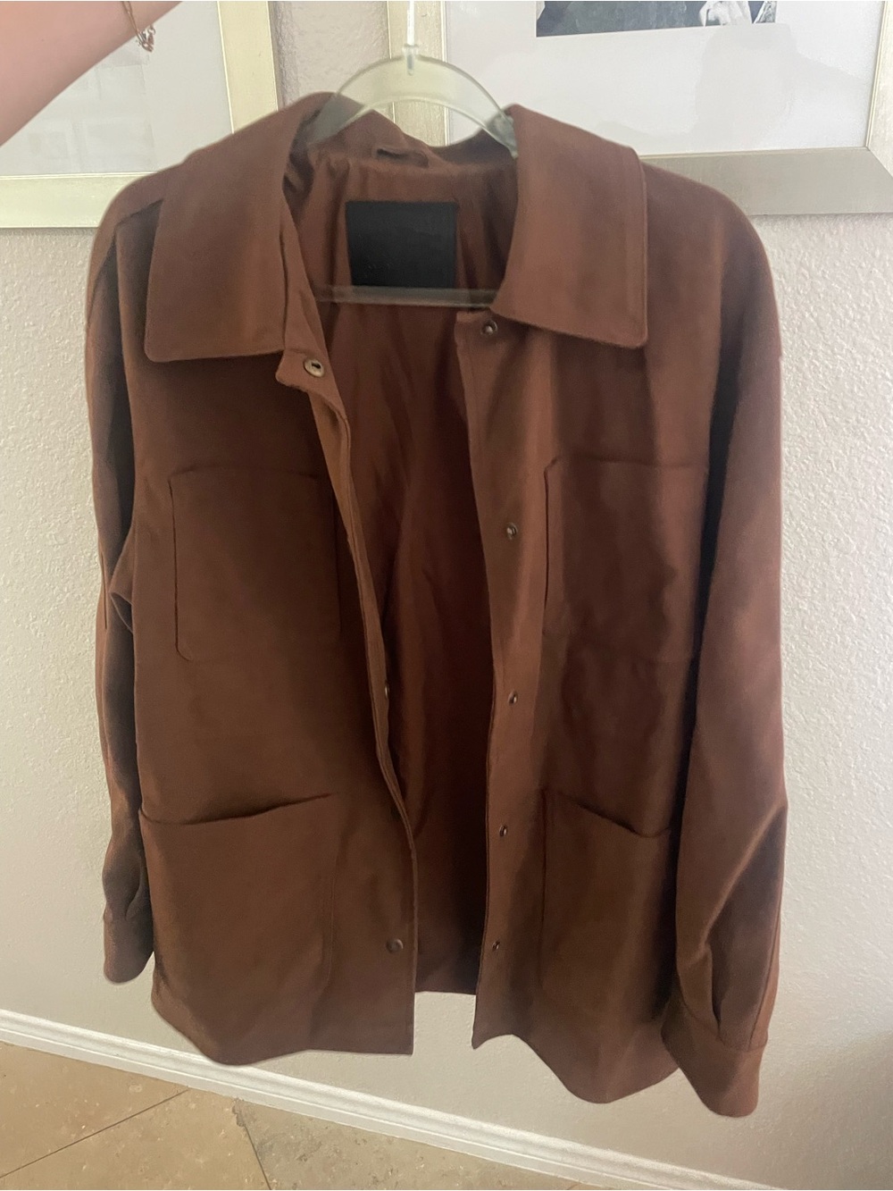 Levi's Brown Suede Fringe Jacket - Picture 4 of 5